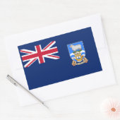 Sticker Rectangulaire Drapeau des îles Falkland (Enveloppe)