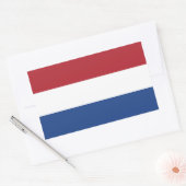 Sticker Rectangulaire Drapeau des Pays-Bas (Enveloppe)