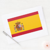 Sticker Rectangulaire drapeau d'espagne (Enveloppe)