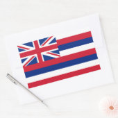 Sticker Rectangulaire Drapeau d'Hawaï (Enveloppe)