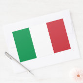 Sticker Rectangulaire Drapeau d'Italie (Enveloppe)