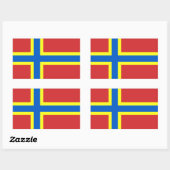 Sticker Rectangulaire Drapeau d'Orkney (Feuille)