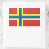 Sticker Rectangulaire Drapeau d'Orkney (Sac)