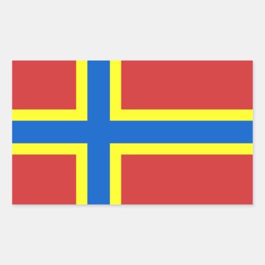 Sticker Rectangulaire Drapeau d'Orkney (Devant)