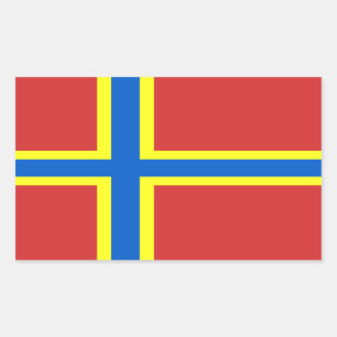 Sticker Rectangulaire Drapeau d'Orkney