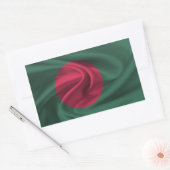 Sticker Rectangulaire Drapeau du Bangladesh (Enveloppe)