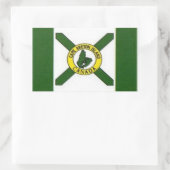 Sticker Rectangulaire Drapeau du Cap-Breton, Canada (Sac)