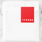 Sticker Rectangulaire Drapeau du comté de Tyrone Irlande du Nord Royaume (Sac)