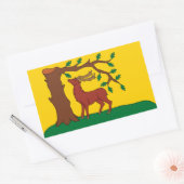 Sticker Rectangulaire Drapeau du comté historique de Berkshire Rectangul (Enveloppe)