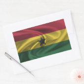Sticker Rectangulaire Drapeau du Ghana (Enveloppe)
