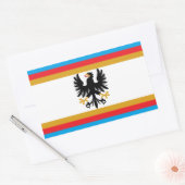 Sticker Rectangulaire Drapeau du Grand-Duché de Prusse orientale (Enveloppe)