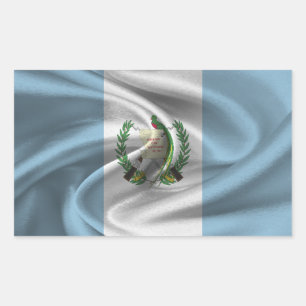 Sticker Rectangulaire Drapeau du Guatemala