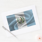 Sticker Rectangulaire Drapeau du Guatemala (Enveloppe)