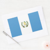 Sticker Rectangulaire Drapeau du Guatemala (Enveloppe)