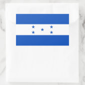 Sticker Rectangulaire Drapeau du Honduras (Sac)