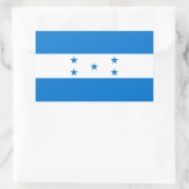 Sticker Rectangulaire Drapeau du Honduras (Sac)