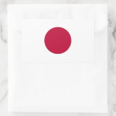 Sticker Rectangulaire Drapeau du Japon (Sac)