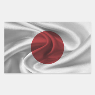 Sticker Rectangulaire Drapeau du Japon