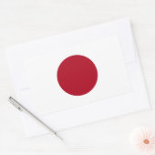 Sticker Rectangulaire Drapeau du Japon (Enveloppe)