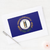 Sticker Rectangulaire Drapeau du Kentucky (Enveloppe)