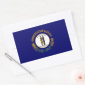 Sticker Rectangulaire Drapeau du Kentucky (Enveloppe)