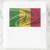 Sticker Rectangulaire Drapeau du Mali (Sac)