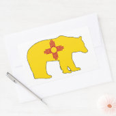 Sticker Rectangulaire Drapeau du Nouveau-Mexique (Enveloppe)