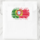 Sticker Rectangulaire Drapeau du Portugal (Sac)