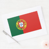 Sticker Rectangulaire Drapeau du Portugal (Enveloppe)