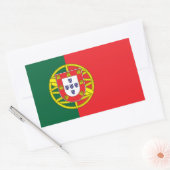Sticker Rectangulaire Drapeau du Portugal (Enveloppe)