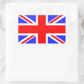 Sticker Rectangulaire Drapeau du Royaume-Uni (Sac)