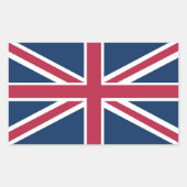 Sticker Rectangulaire Drapeau du Royaume-Uni (Devant)