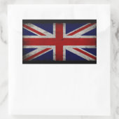 Sticker Rectangulaire drapeau du royaume-uni (Sac)