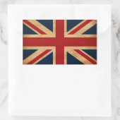 Sticker Rectangulaire Drapeau du Royaume-Uni (Sac)