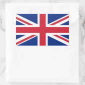 Sticker Rectangulaire Drapeau du Royaume-Uni (Sac)
