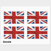 Sticker Rectangulaire Drapeau du Royaume-Uni #2 rectangle (Feuille)