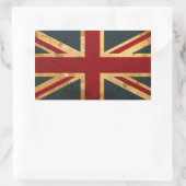 Sticker Rectangulaire Drapeau du Royaume-Uni d'Union Jack (Sac)