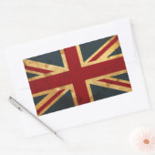 Sticker Rectangulaire Drapeau du Royaume-Uni d'Union Jack (Enveloppe)