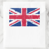 Sticker Rectangulaire Drapeau du Royaume-Uni ou de l'Union Jack (Sac)