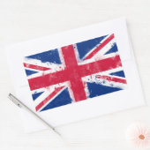 Sticker Rectangulaire Drapeau du Royaume-Uni ou de l'Union Jack (Enveloppe)