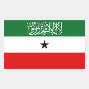 Sticker Rectangulaire Drapeau du Somaliland