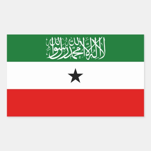 Sticker Rectangulaire Drapeau du Somaliland (Devant)