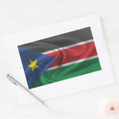 Sticker Rectangulaire Drapeau du Soudan du Sud (Enveloppe)