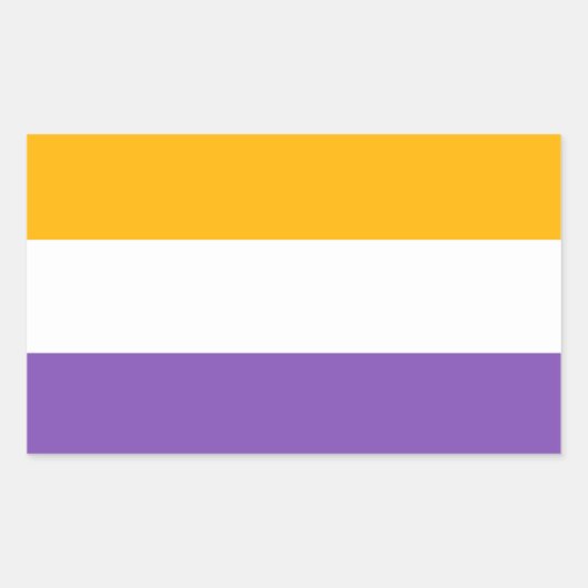 Sticker Rectangulaire drapeau du suffrage droits des femmes 19e amendeme (Devant)