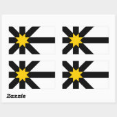 Sticker Rectangulaire Drapeau du Sutherland (Feuille)