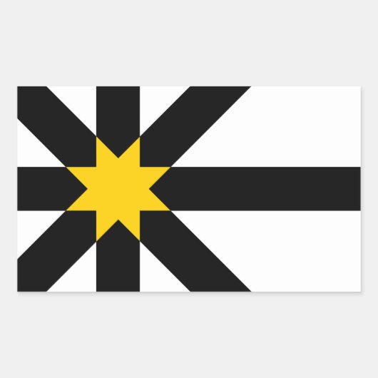 Sticker Rectangulaire Drapeau du Sutherland (Devant)