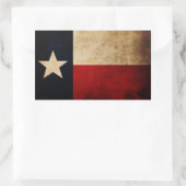 Sticker Rectangulaire Drapeau du Texas (Sac)
