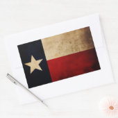 Sticker Rectangulaire Drapeau du Texas (Enveloppe)