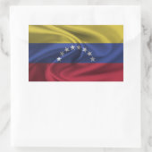 Sticker Rectangulaire Drapeau du Venezuela (Sac)