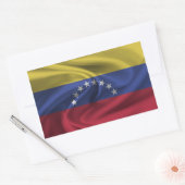 Sticker Rectangulaire Drapeau du Venezuela (Enveloppe)